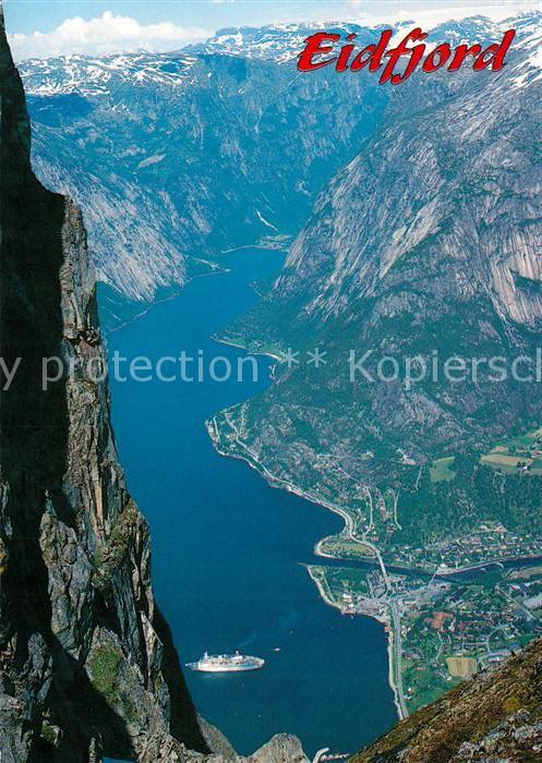 Schiffe Ships Navires Eidfjord