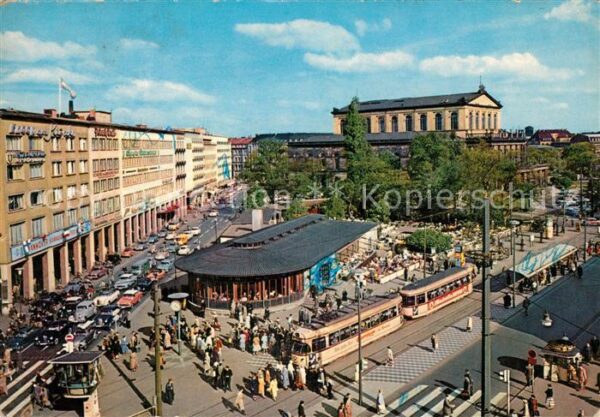 Strassenbahn Hannover Cafe am Kröpcke Opernhaus