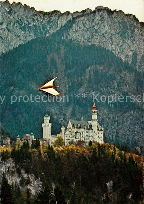 Drachenflug Drachenflieger Schloss Neuschwanstein