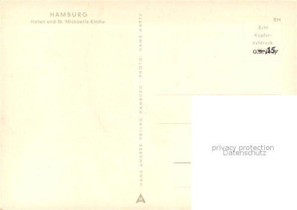 Schiffe Ships Navires Hamburg Hafen St. Michaelis-Kirche – Bild 2
