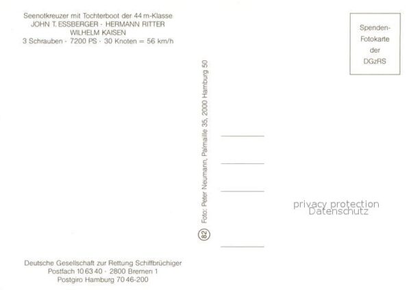 Motorboote Seenotkreuzer mit Tochterboot Wilhelm K – Bild 2