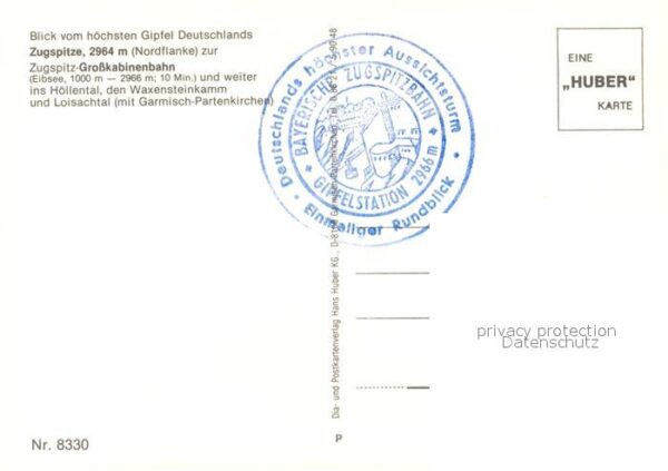 Seilbahn Zugspitze Höllental Waxensteinkamm Lois – Bild 2