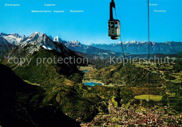 Seilbahn Karwendel Mittenwald Zugspitzgruppe