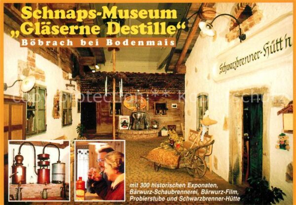 Alkohol Schnaps-Museum Gläserne Destille Böbrac
