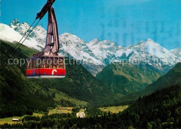 Seilbahn Fellhorn Oberstdorf Birgsautal