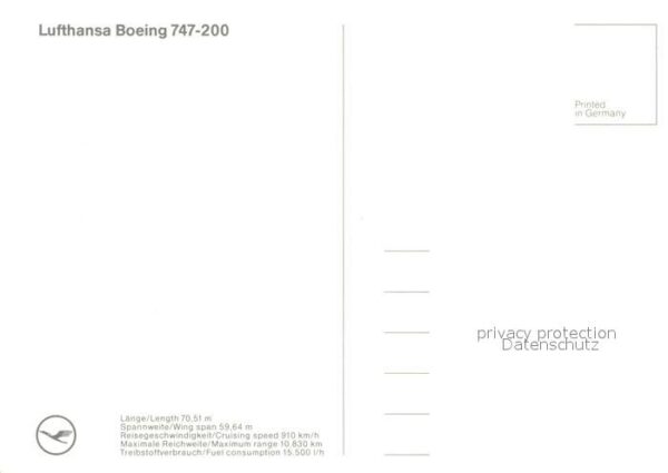 Lufthansa Boeing 747-200 – Bild 2