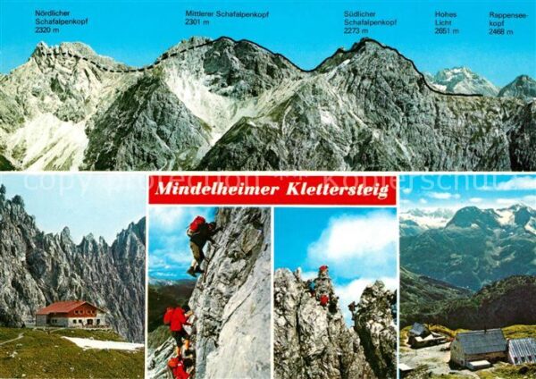 Klettern Bergsteigen Mindelheimer Klettersteig