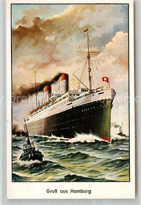 Dampfer Oceanliner Hamburg