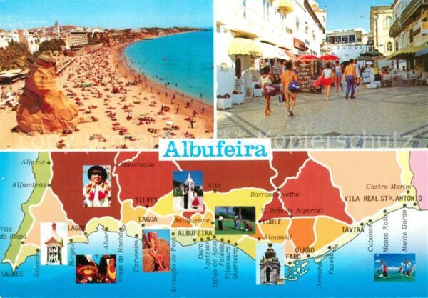 Albufeira Strand Stadtansichten