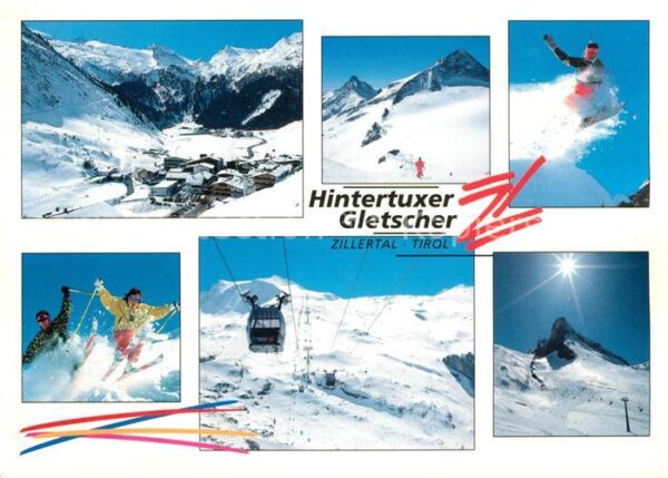 Zillertal Tirol Hintertuxer Gletscher Skipisten Sesselb