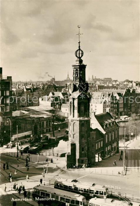 Amsterdam Niederlande Munttoren