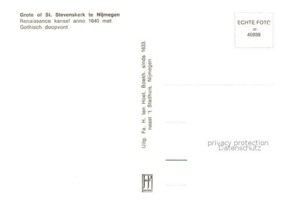 Nijmegen Kanzel Stevenskerk – Bild 2