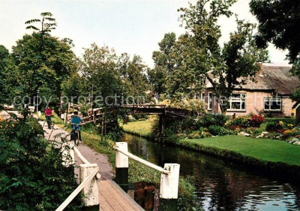 Giethoorn Fahrradwege Brücke