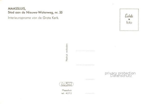 Maasluis Grote Kerk Gestühl – Bild 2