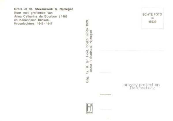 Nijmegen Stevenskerk Grab van Anna Catharina de – Bild 2