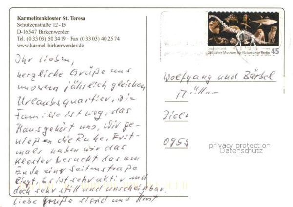 Birkenwerder Karmelitenkloster Sankt Teresa – Bild 2