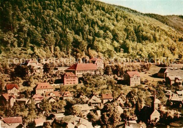 Schwarzburg Thueringer Wald Fliegeraufnahme