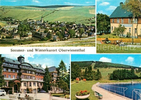 Oberwiesenthal Erzgebirge Erholungsheim IG Wismut Aktivist Fichte