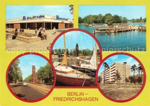 Friedrichshagen Berlin Kaufhalle Anlegestelle Weiße Flotte Böl