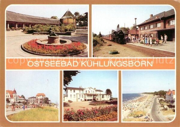 Kuehlungsborn Ostseebad KonzertgartenOst Bahnhof Molli Strandpr