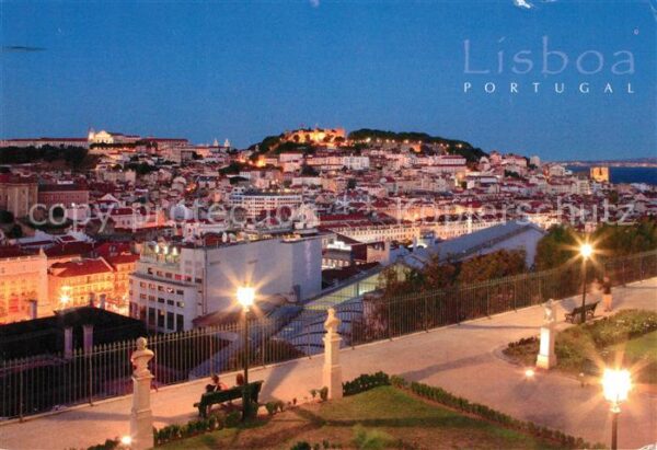 Lisboa Abendstimmung Park