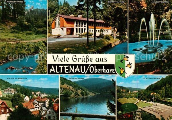 Altenau Harz Jugendschanze Kurmittelhaus Leuchtfonta