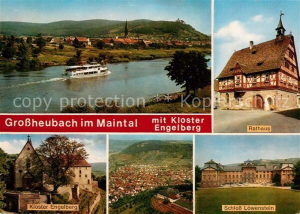 Grossheubach Kloster Engelberg Rathaus Schloss Löwen