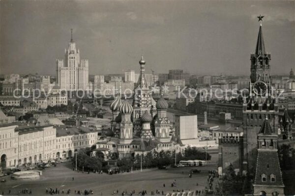 Moskau Moscou Panorama Kreml