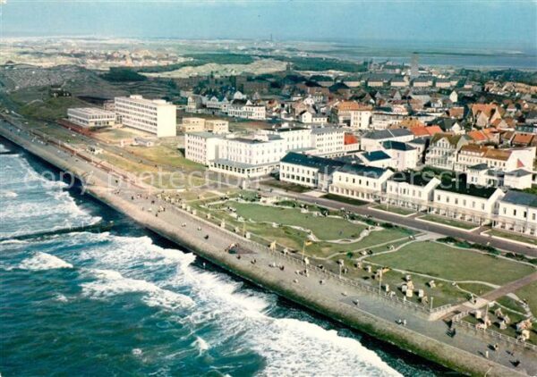 Norderney Nordseebad Fliegeraufnahme Kaiserstraße
