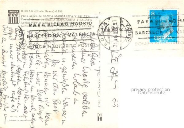Rosas Costa Brava Cataluna Fliegeraufnahme – Bild 2