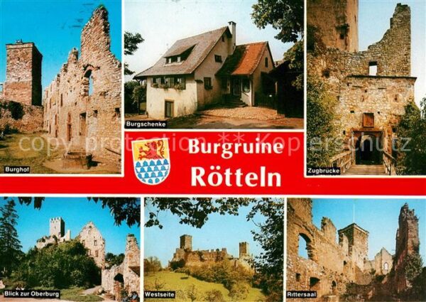 Roetteln Roettelweiler Burghof Burgschenke Zugbrücke Oberburg