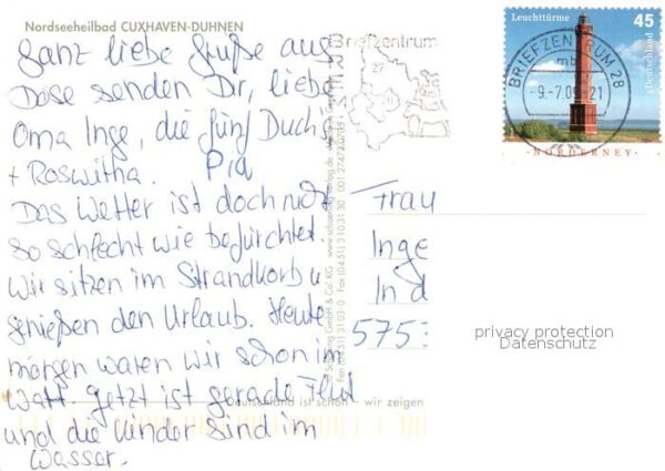 Duhnen Nordsee Strandkörbe Strand Wattwagen – Bild 2