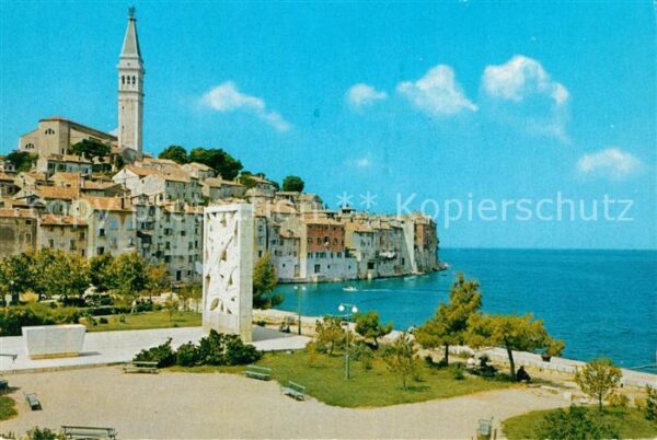Rovinj Istrien Panorama Kirche