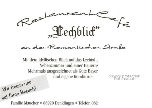 Denklingen Oberbayern Restaurant Lechblick – Bild 2