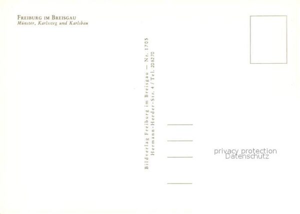 Freiburg Breisgau Münster Karlssteg Karlibau – Bild 2