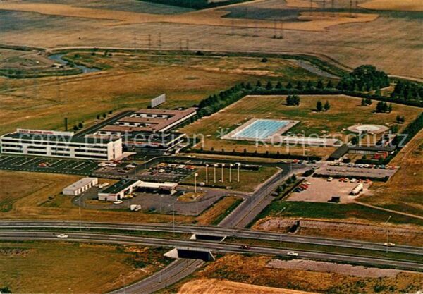 Malmoe Fliegeraufnahme Esso Motor Hotel