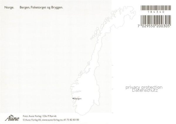 Bergen Norwegen Fisketorget og Bryggen – Bild 2