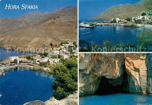 Hora Sfakion Fliegeraufnahme Hafen Panorama