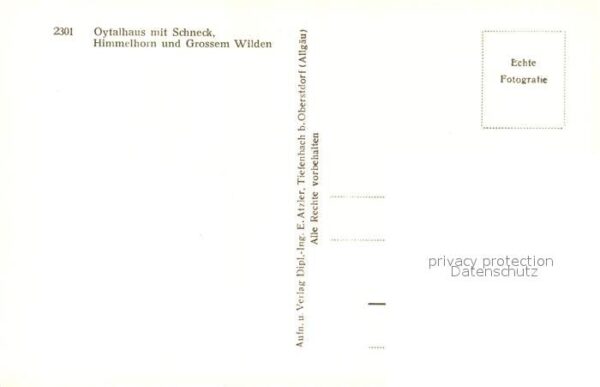 Oytal Oytalhaus Schneck Himmelhorn Großer Wil – Bild 2
