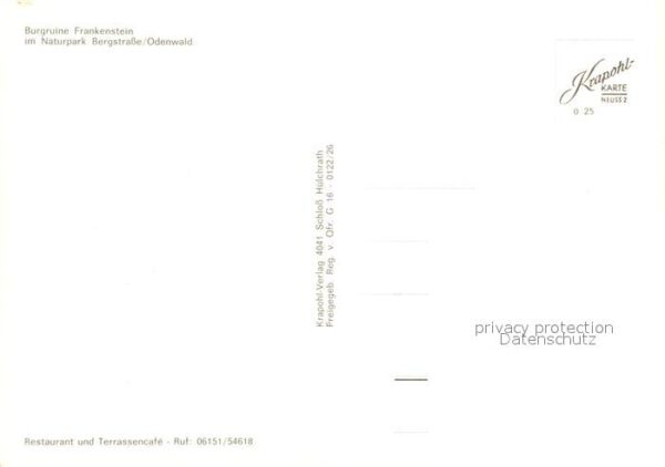 Frankenstein Bergstrasse Fliegeraufnahme Burgruine – Bild 2