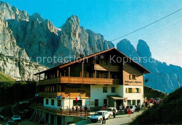 Dolomiti Grödnerjoch Berghaus Frara Sella Gruppe