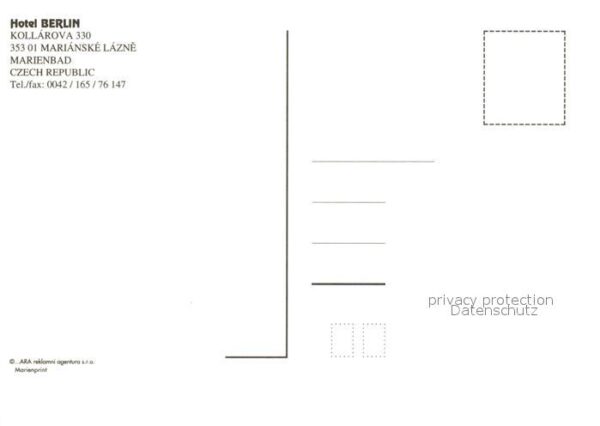 Marianske Lazne Hotel Berlin – Bild 2