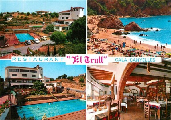 Cala Canyellas Restaurant El Trull Schwimmbad Strand
