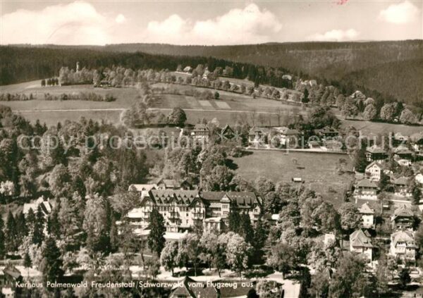 Freudenstadt Fliegeraufnahme Kurhaus Palmenwald