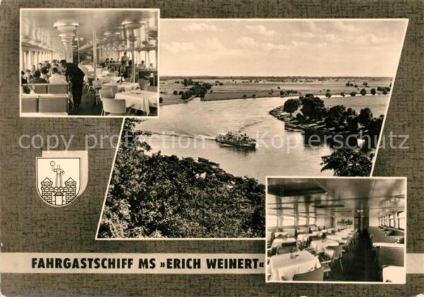 Magdeburg Weiße Flotte Fahrgastschiff MS Erich We