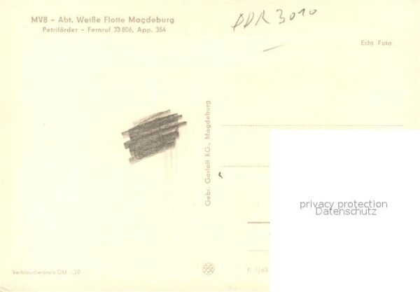 Magdeburg Weiße Flotte Fahrgastschiff MS Erich We – Bild 2
