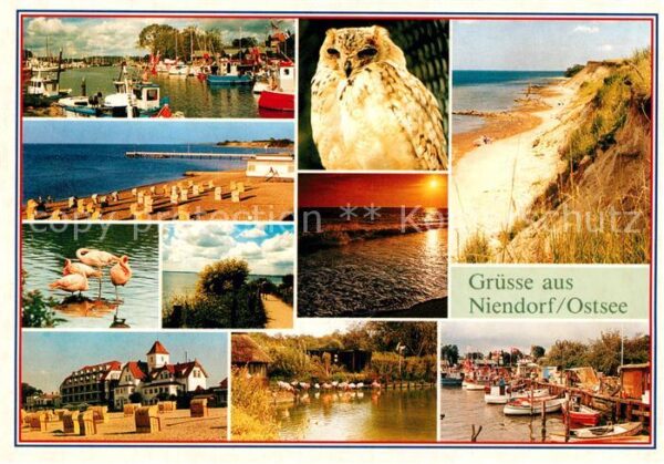 Niendorf Ostseebad Strand Flamingo Bootshafen Küste