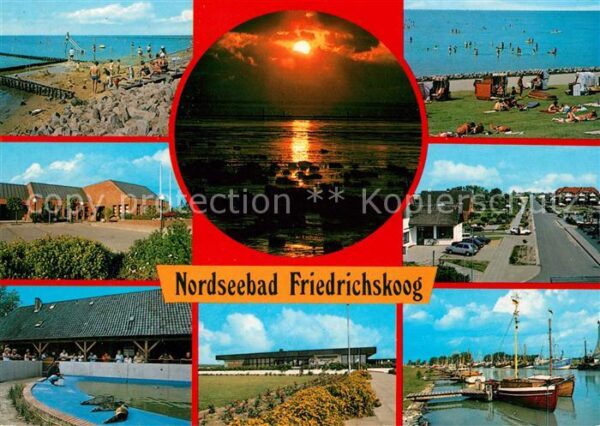 Friedrichskoog Nordseebad Strand Hafen Seehundfütterung
