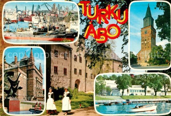 Turku Panorama Hafen