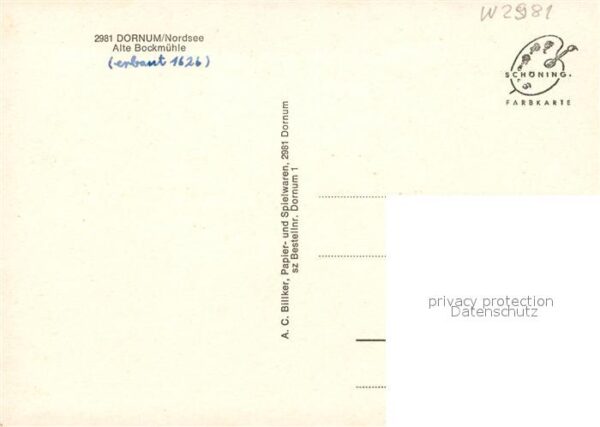 Dornum Ostfriesland Bockmühle – Bild 2